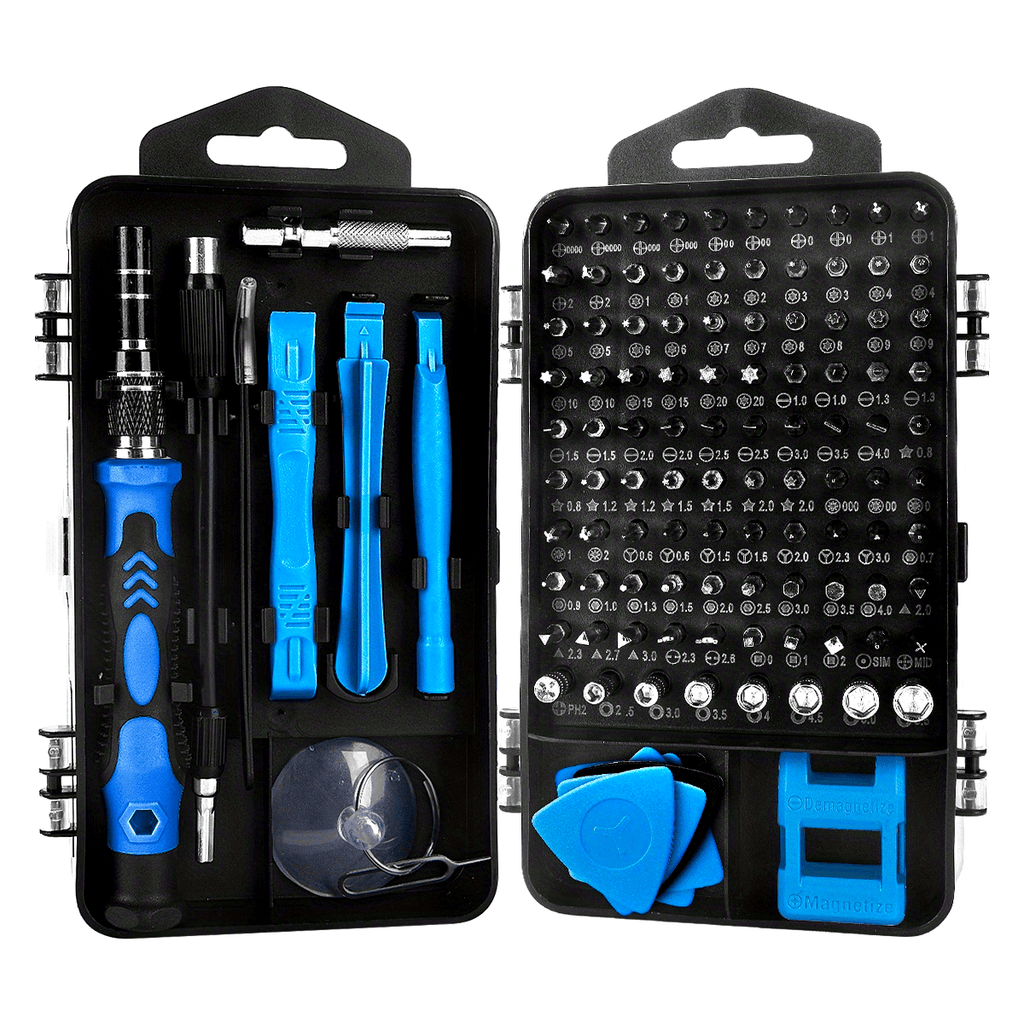 Jeu de Tournevis de Précision 117 en 1 – Kit d’Outils Magnétiques pour Réparation Électronique avec Boîtier