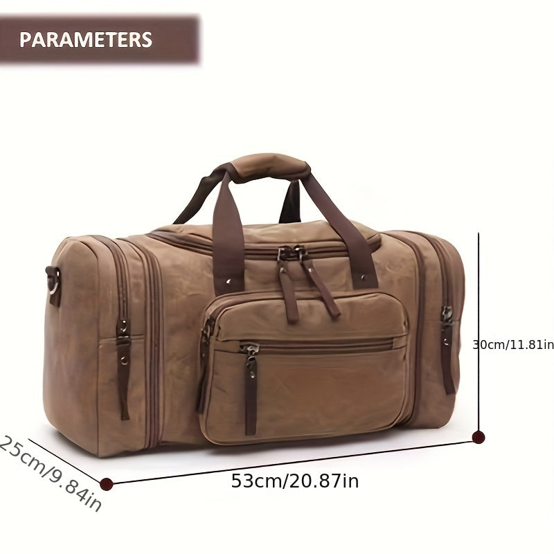 sac / valise Casual Vintage Large Capacity Canvas Travel Bag