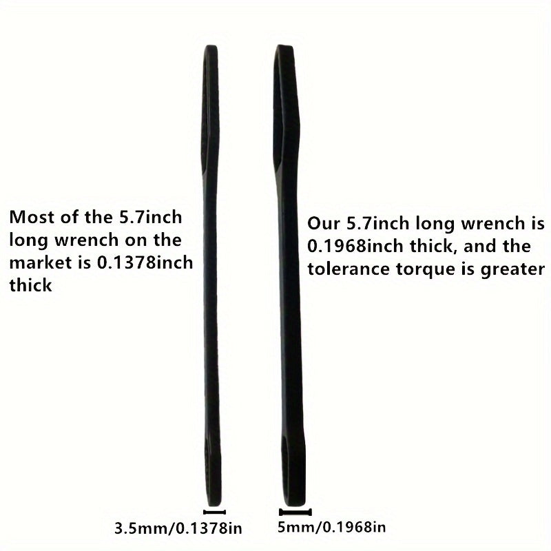 1pc Clé Universelle Double-Embout – Auto-serrage 8-24 mm, Clé à Douille & Tournevis Torx Réglable