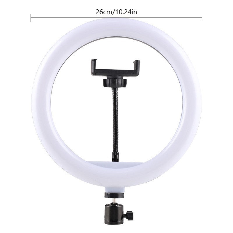 Ring Light Professionnelle 10 Pouces avec Rotation à 360° & Commande Multifonction – Parfaite pour Photos, Vidéo, Maquillage et Streaming