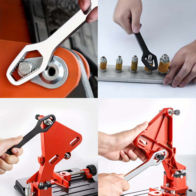 1pc Clé Universelle Double-Embout – Auto-serrage 8-24 mm, Clé à Douille & Tournevis Torx Réglable