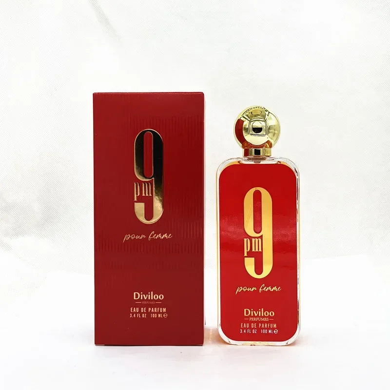 Parfum 9PM 9AM – Eau de parfum 100 ml / 3.4 oz – Fragrance légère et durable pour homme et femme – Parfum mixte, séduisant et élégant – Idée cadeau