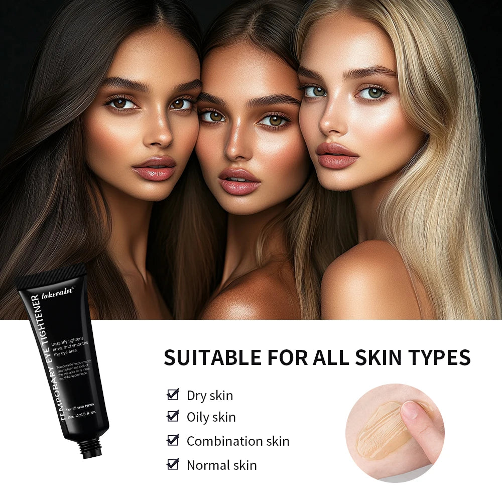 Crème Instantanée Contour des Yeux – Raffermissante, Anti-Rides, Anti-Poches et Anti-Cernes – Lifting, Hydratation et Soin Nourrissant – Crème de Massage pour les Yeux