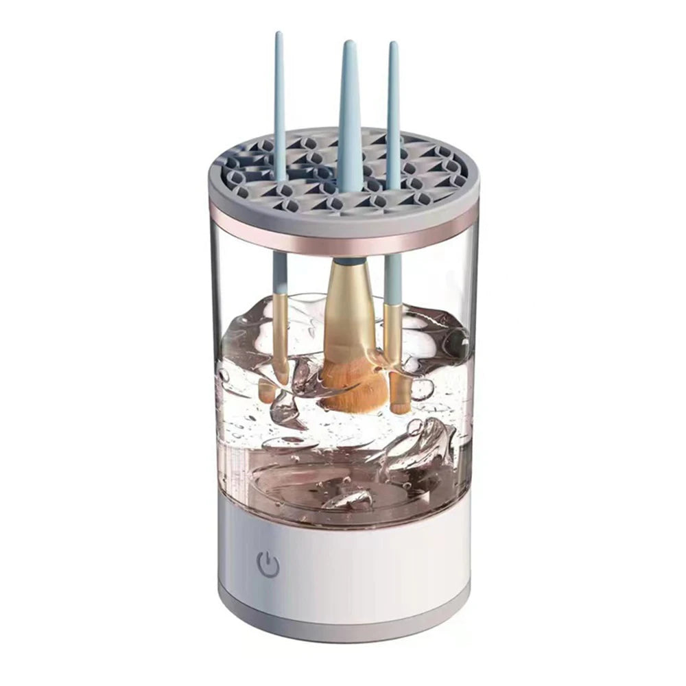 Nettoyeur automatique de pinceaux à maquillage