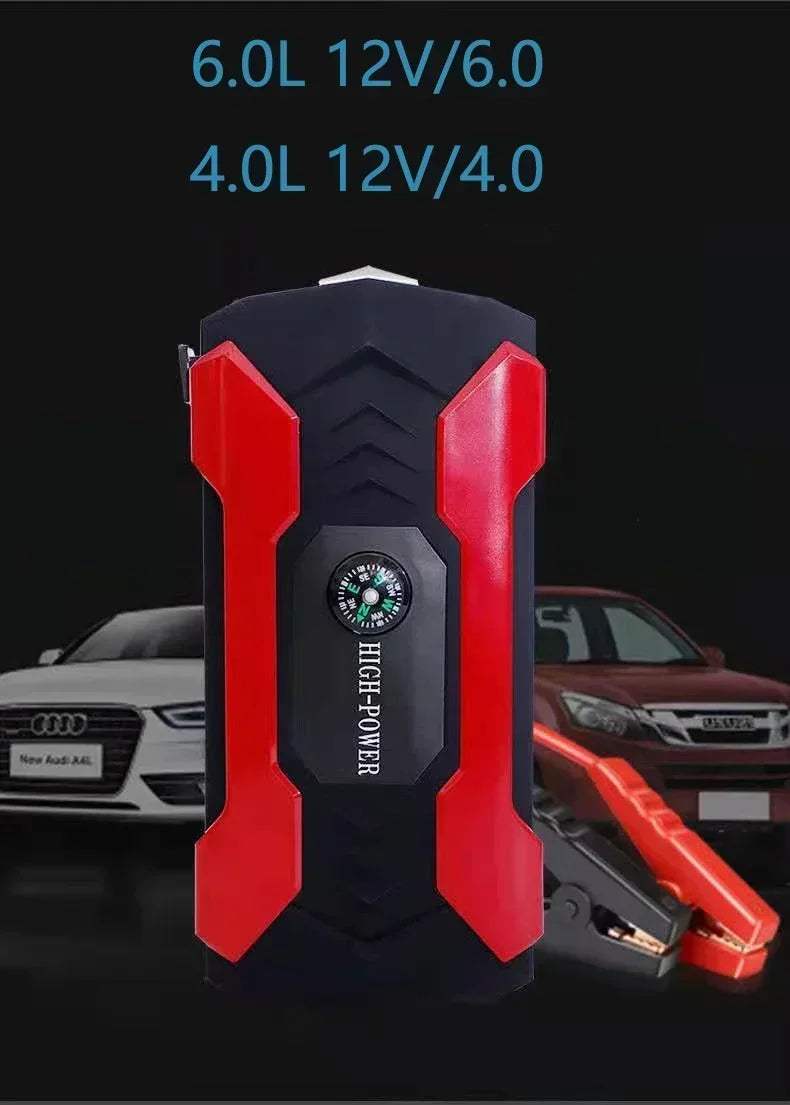 ⚡️ Démarreur de Voiture Portable – Batterie de Secours 98000 mAh, Booster de Démarrage d’Urgence avec Power Bank et Chargeur Auto