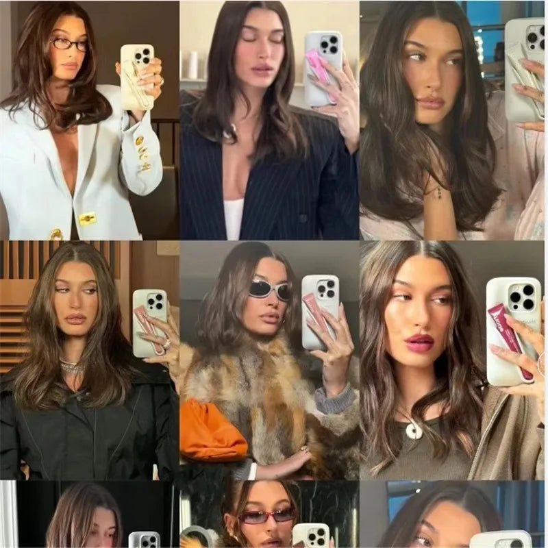 For iPhone 16 15 14 13 12 11 Pro Plus mini Max Xs XR 6 7 8 SE Lip gloss holder Silicone Soft Cover Case