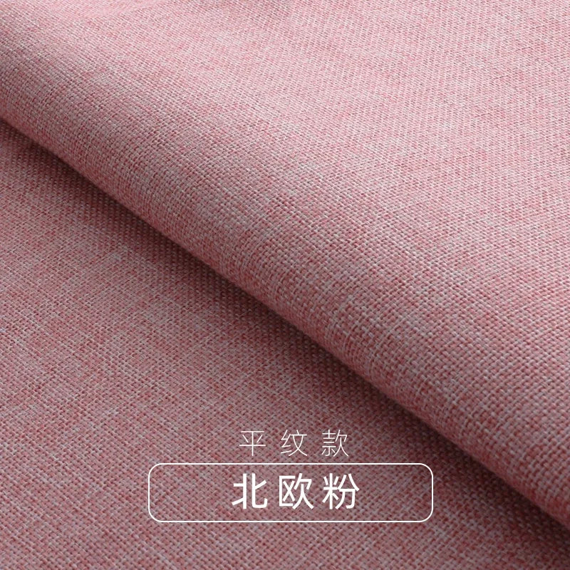 Tissus épais en coton et lin au mètre pour ameublement, taie d'oreiller, nappe, tabouret, coussin, couture, housse de canapé, tissu uni