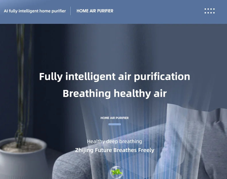 Mini purificateur d'air de bureau Xiaomi, filtre HEPA avec technologie à ions négatifs, élimine les odeurs de formaldéhyde, la fumée et les particules de poussière