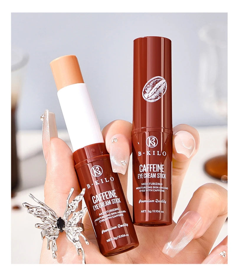 Stick Crème Contour des Yeux à la Caféine – Anti-Poches, Anti-Cernes, Hydratant et Éclaircissant – Regard Frais et Défini