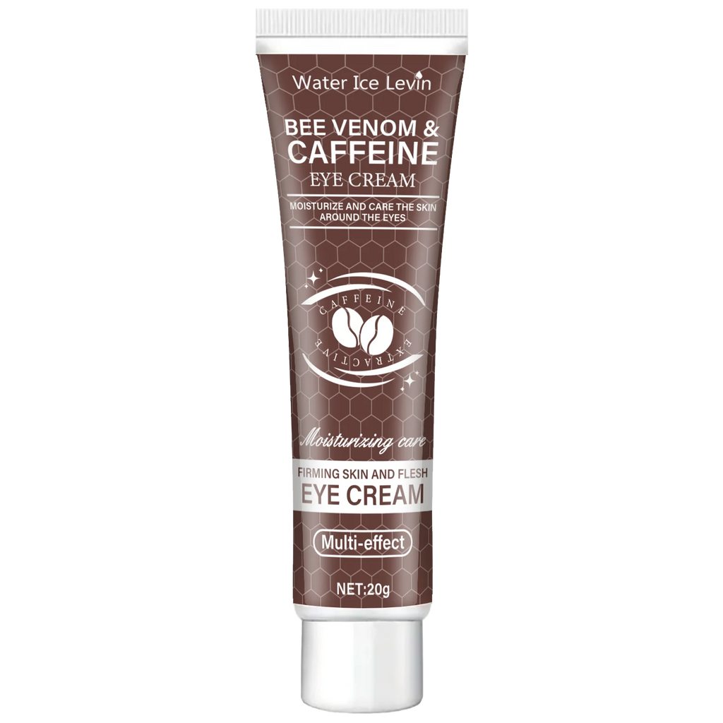 Crème Contour des Yeux au Venin d’Abeille et Caféine – Nourrit et Raffermit Profondément – Avec Aloe Vera et Avocat – Sans Alcool – 20g – Tous Types de Peau