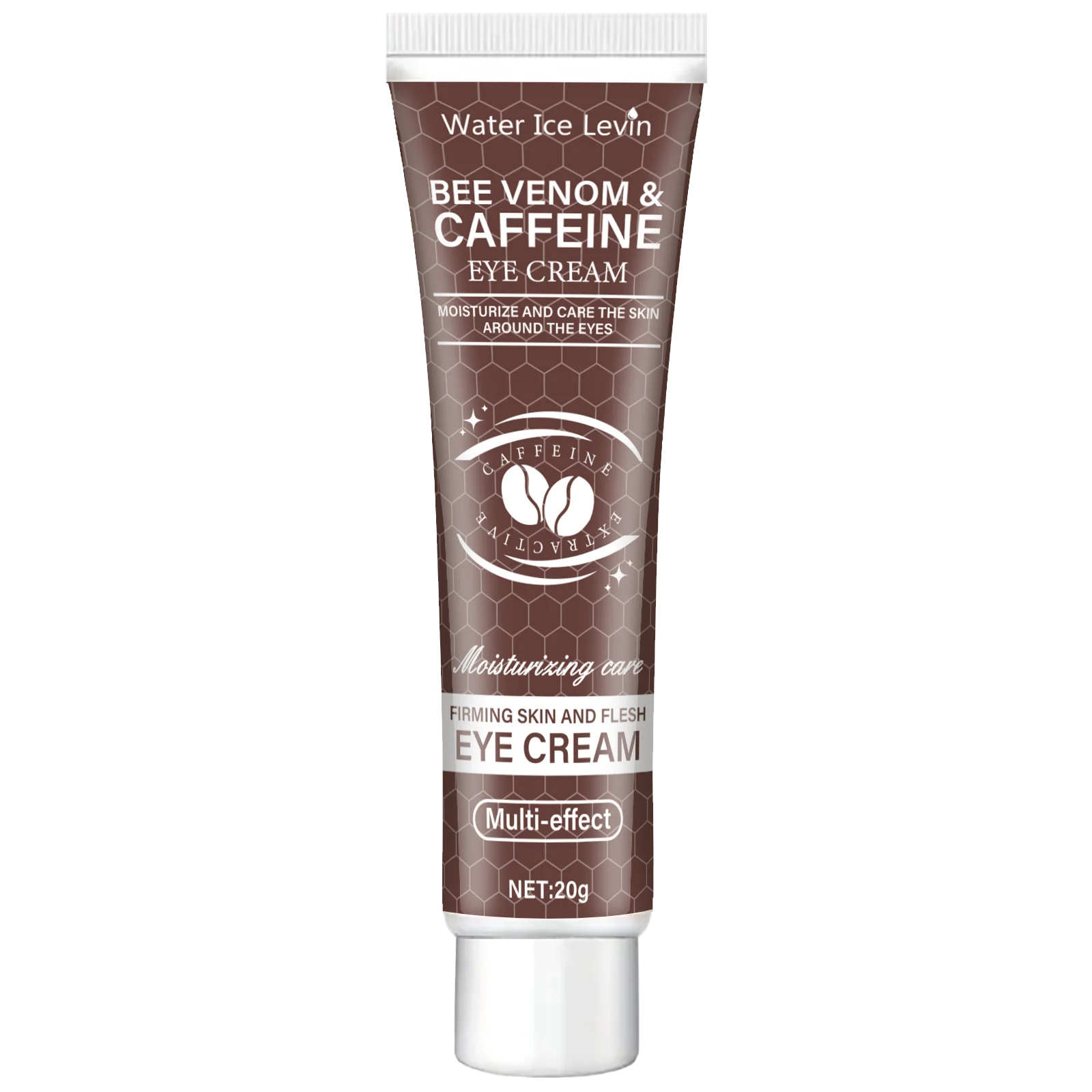 Crème Contour des Yeux au Venin d’Abeille et Caféine – Nourrit et Raffermit Profondément – Avec Aloe Vera et Avocat – Sans Alcool – 20g – Tous Types de Peau