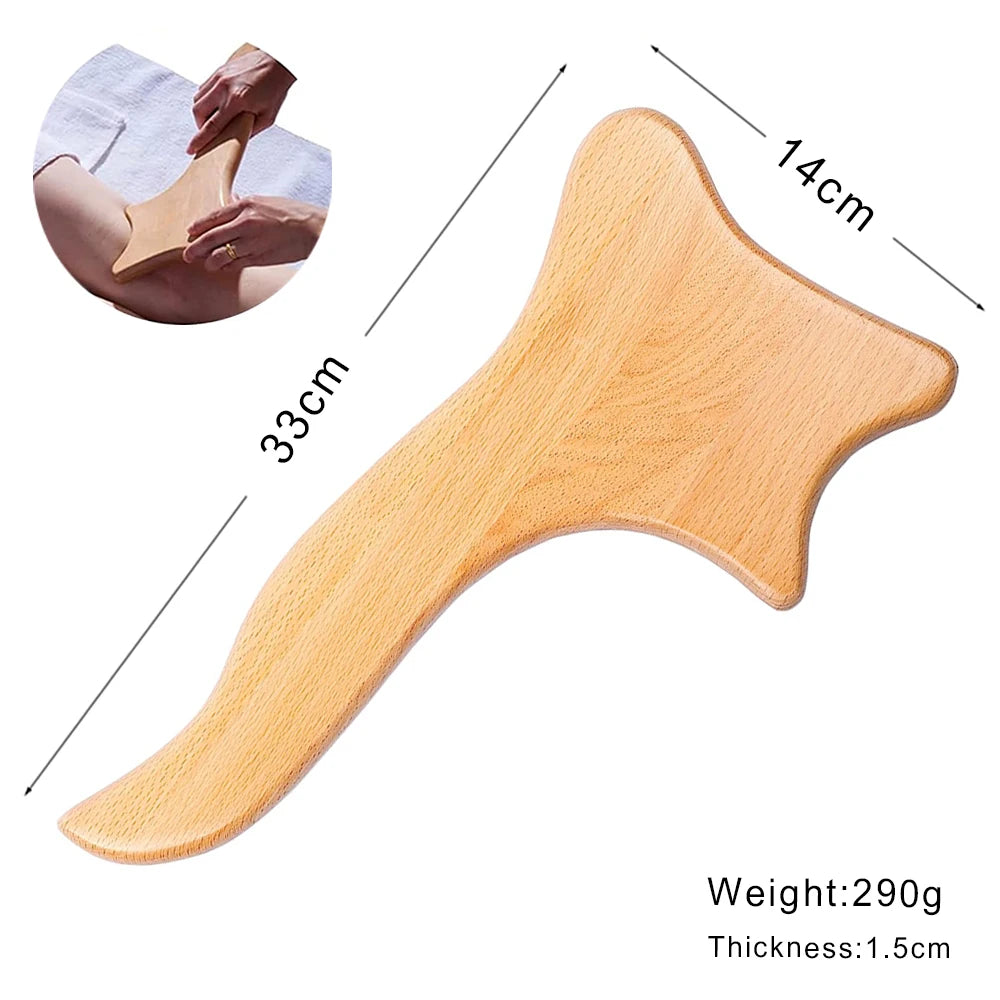 Outils de massage Wood Therapy Gua Sha