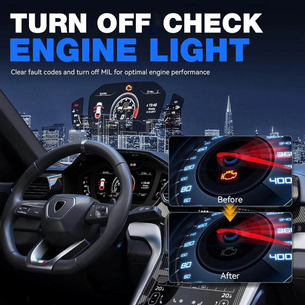 Outil de diagnostic VDIAGTOOL VD30Pro — Lecteur de codes, scanner OBD2 pour voitures et camions, avec fonctions de réinitialisation, données en temps réel et images figées.