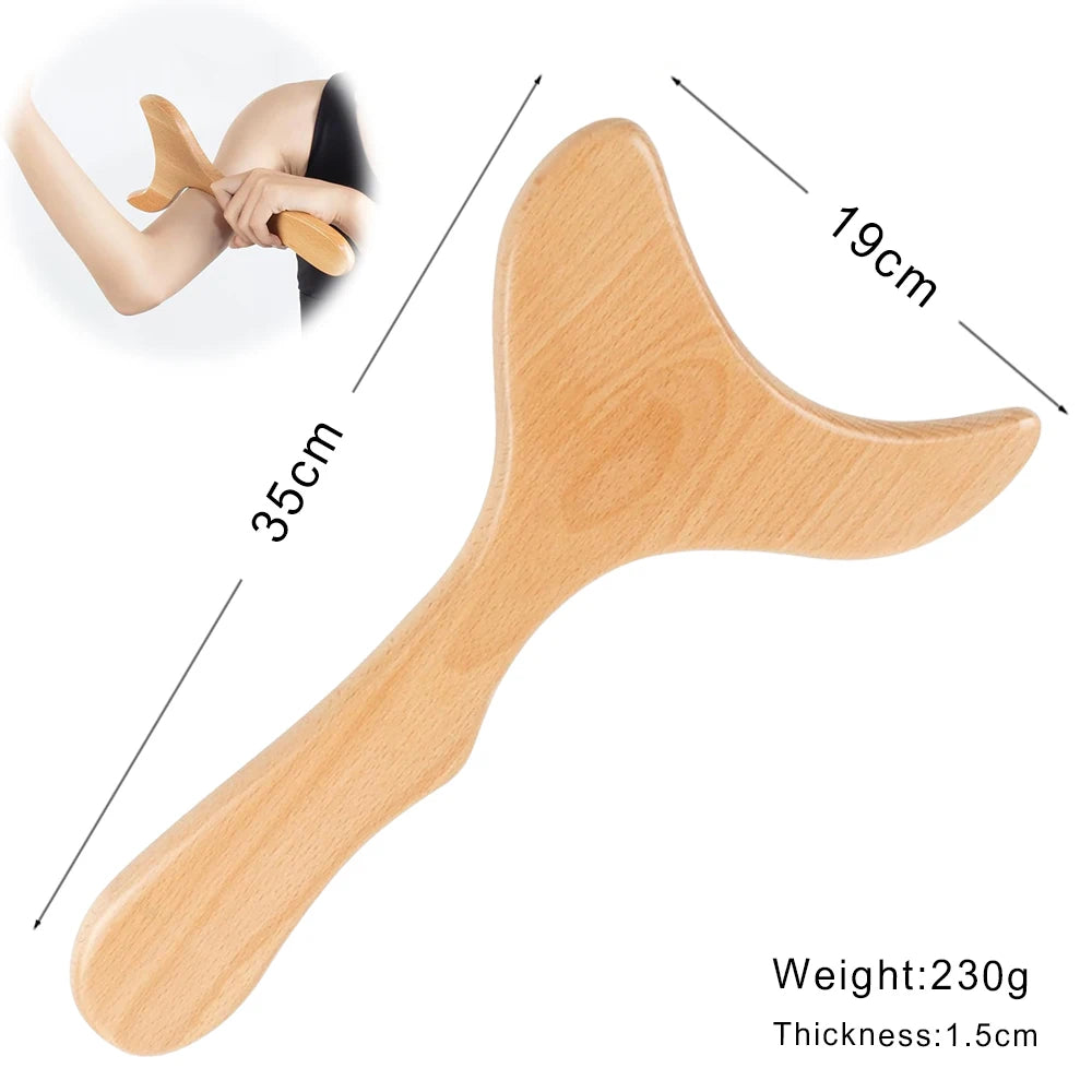 Outils de massage Wood Therapy Gua Sha
