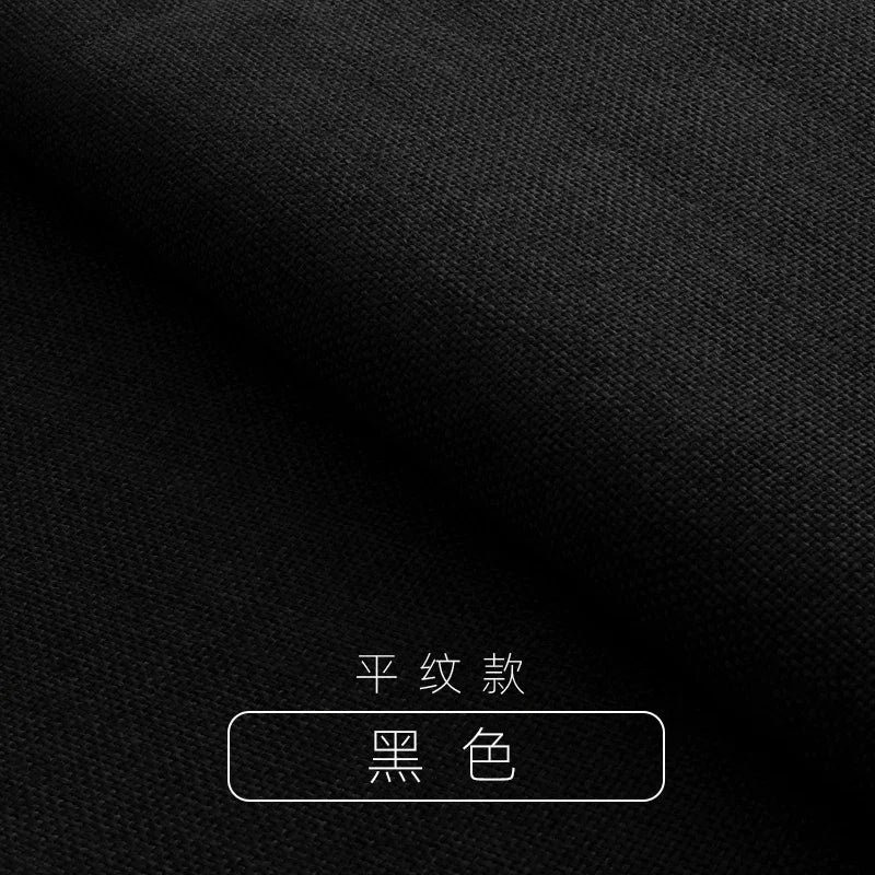 Tissus épais en coton et lin au mètre pour ameublement, taie d'oreiller, nappe, tabouret, coussin, couture, housse de canapé, tissu uni