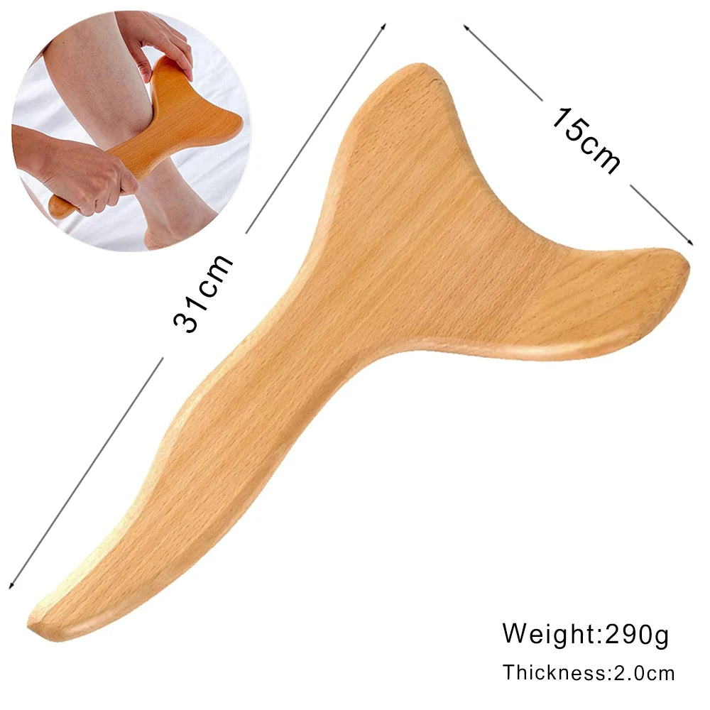Outils de massage Wood Therapy Gua Sha