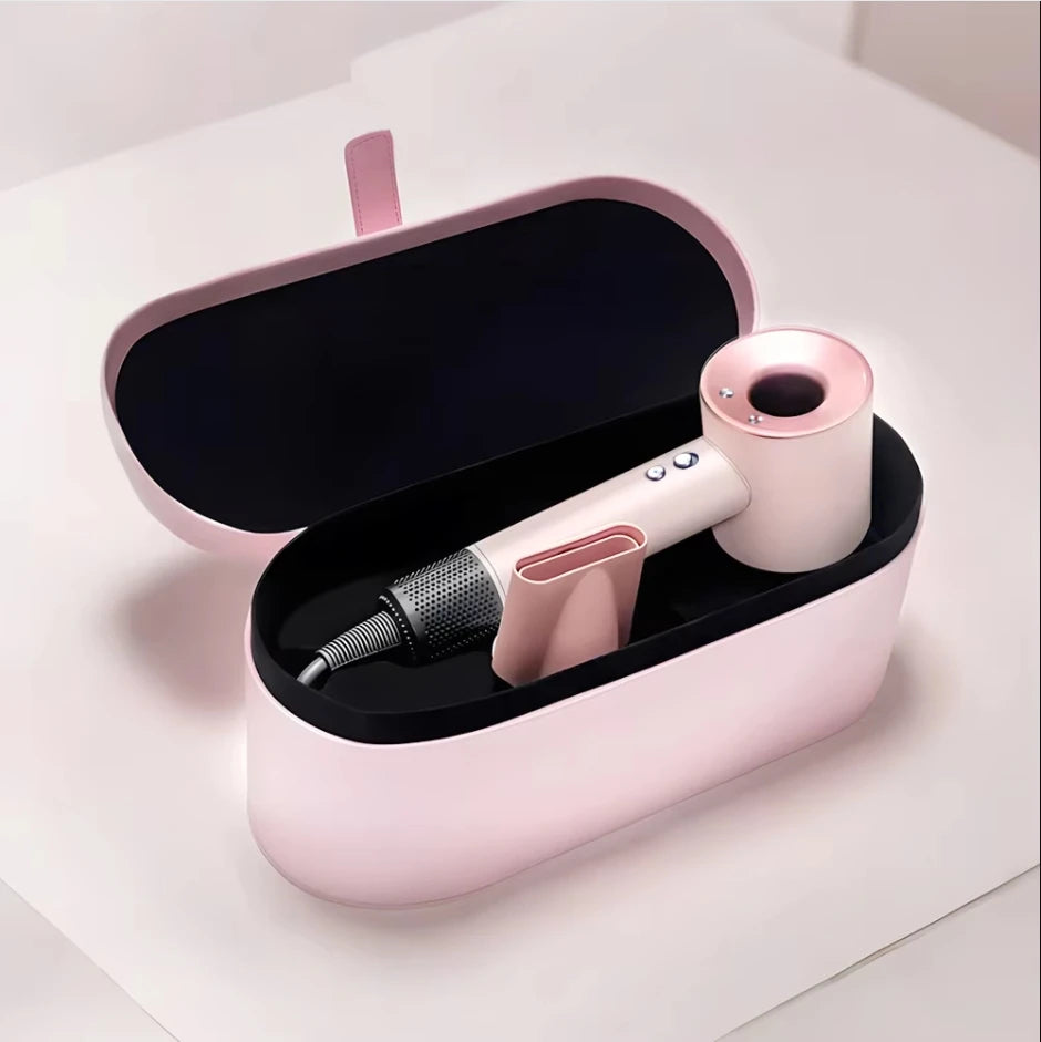Sèche-cheveux professionnel sans feuilles, puissant et rapide, pour voyage et maison, ionique négatif, avec coffret cadeau