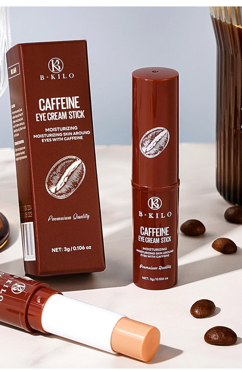 Stick Crème Contour des Yeux à la Caféine – Anti-Poches, Anti-Cernes, Hydratant et Éclaircissant – Regard Frais et Défini