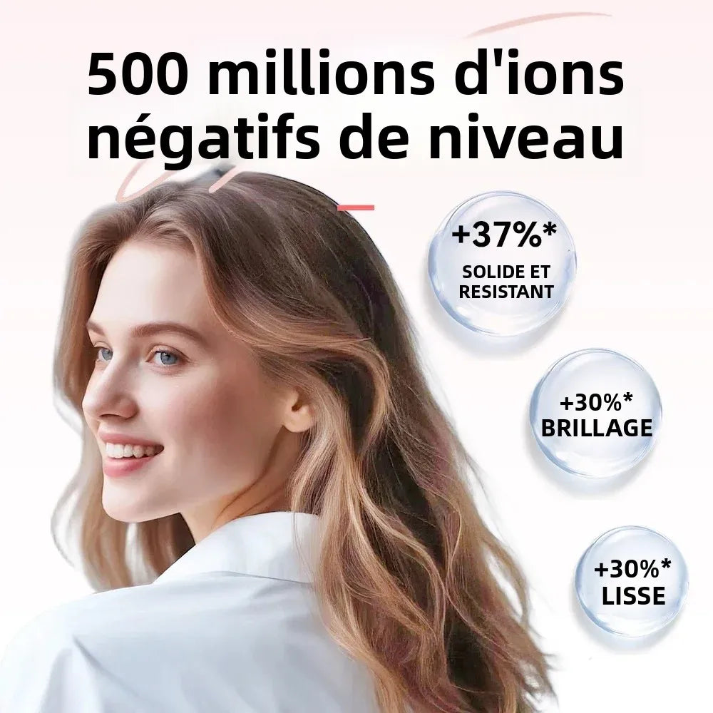 Sèche-cheveux professionnel sans feuilles, puissant et rapide, pour voyage et maison, ionique négatif, avec coffret cadeau