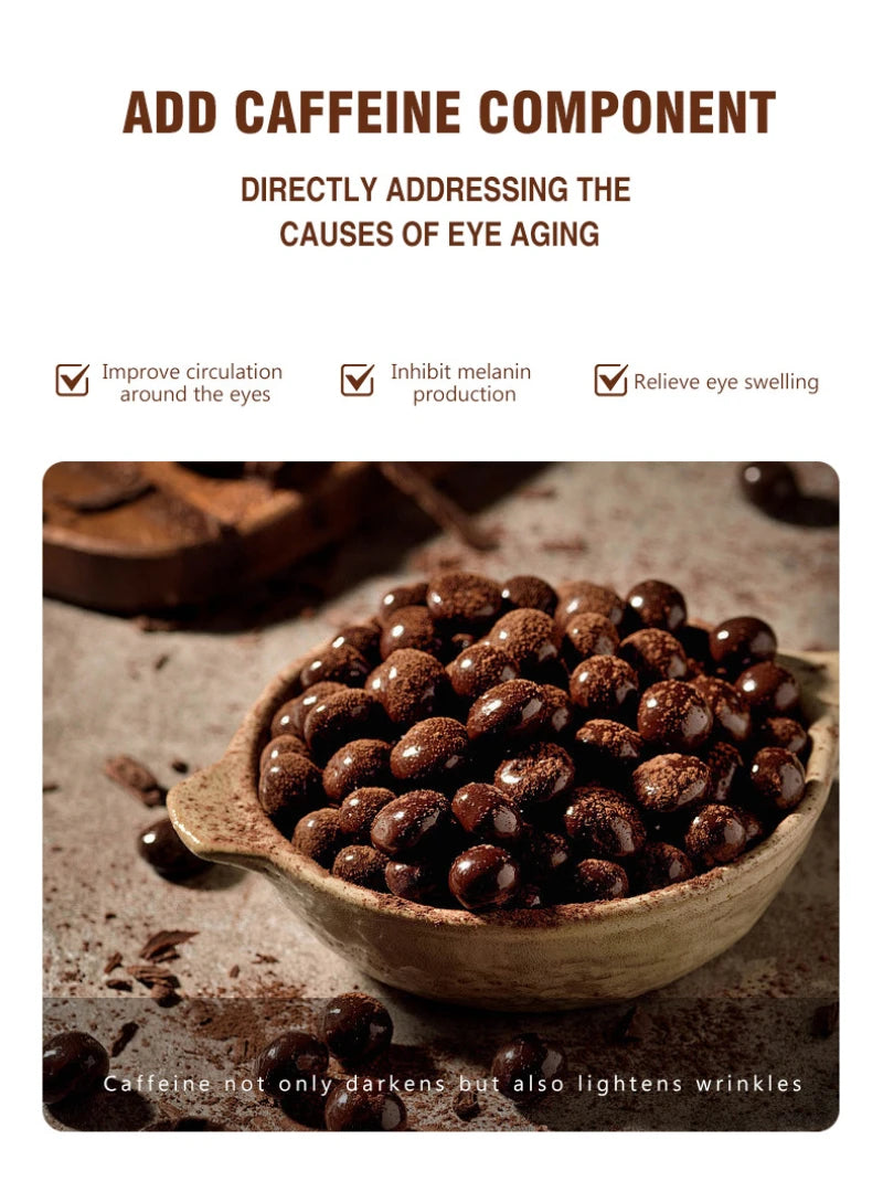 Stick Crème Contour des Yeux à la Caféine – Anti-Poches, Anti-Cernes, Hydratant et Éclaircissant – Regard Frais et Défini