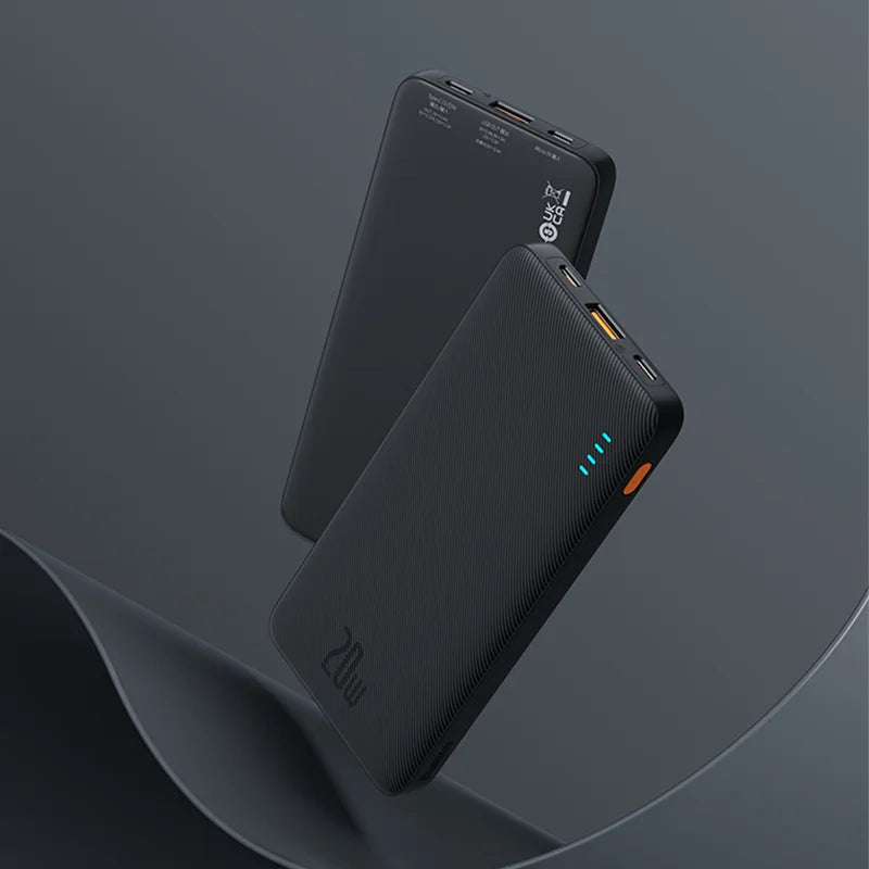 Baseus Airpow 20W Power Bank 10000mAh 20000mAh Charge rapide Powerbank pour iPhone 16/15/14/13/12 Xiaomi batterie externe
