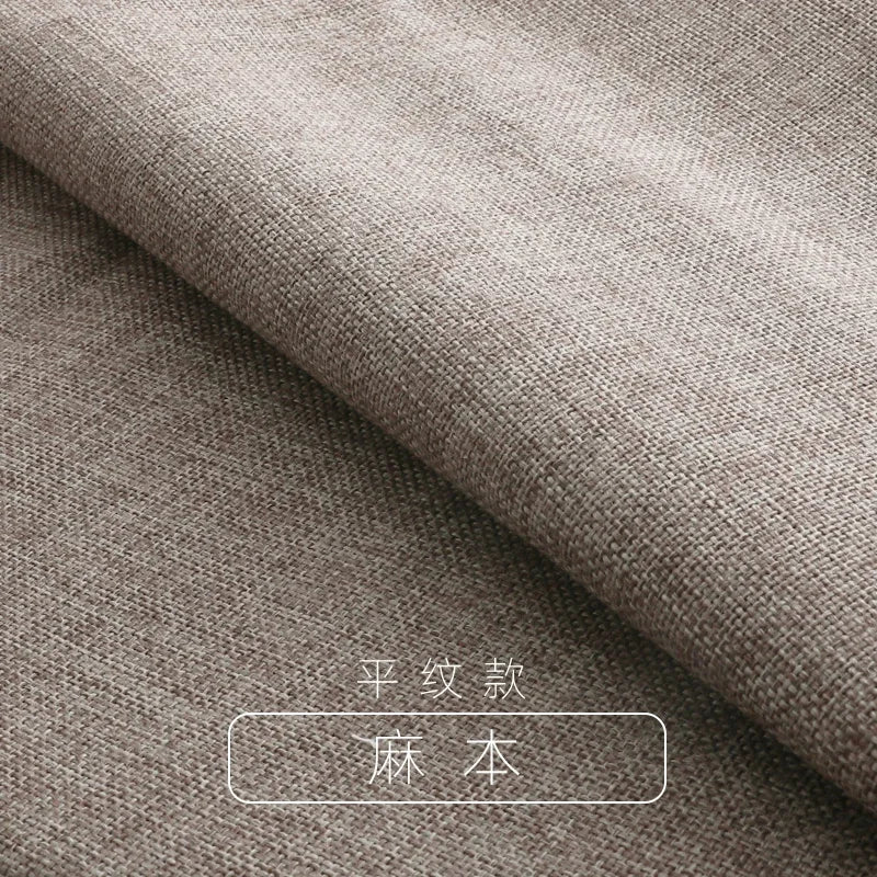 Tissus épais en coton et lin au mètre pour ameublement, taie d'oreiller, nappe, tabouret, coussin, couture, housse de canapé, tissu uni