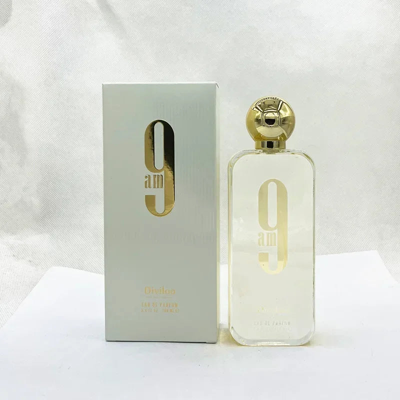 Parfum 9PM 9AM – Eau de parfum 100 ml / 3.4 oz – Fragrance légère et durable pour homme et femme – Parfum mixte, séduisant et élégant – Idée cadeau