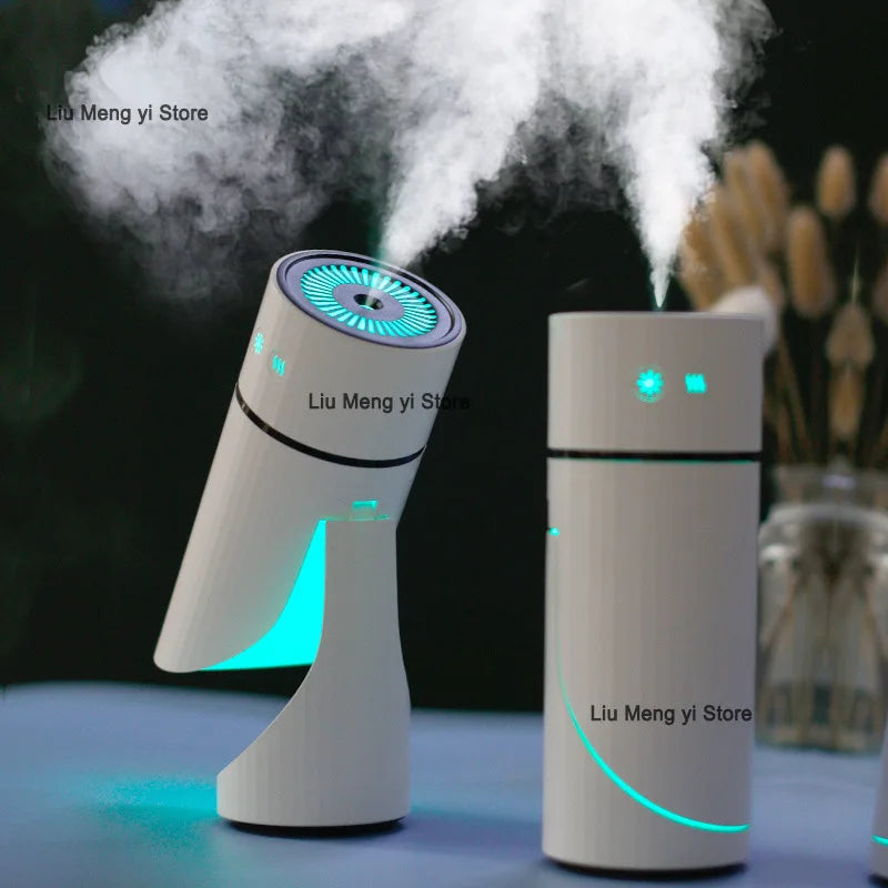 Diffuseur d’Arômes & Humidificateur d’Air Sans Fil 260 mL – Rechargeable USB 1000 mAh, Brume Fraîche Ultrasonique Silencieuse