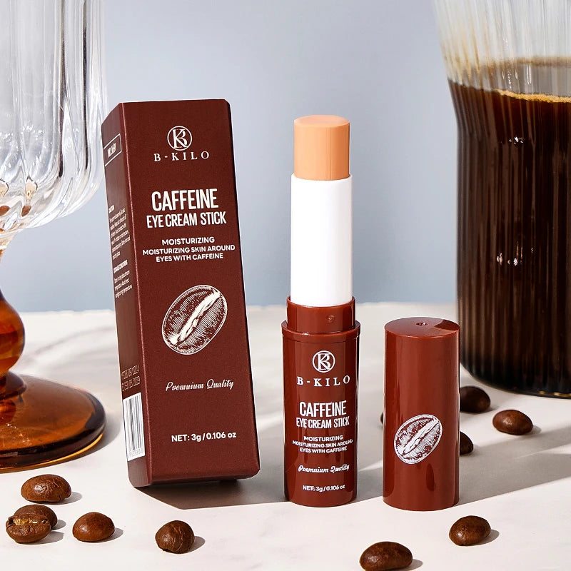 Stick Crème Contour des Yeux à la Caféine – Anti-Poches, Anti-Cernes, Hydratant et Éclaircissant – Regard Frais et Défini