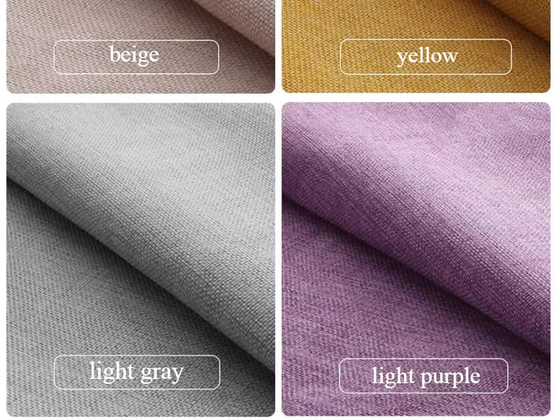 Tissus épais en coton et lin au mètre pour ameublement, taie d'oreiller, nappe, tabouret, coussin, couture, housse de canapé, tissu uni