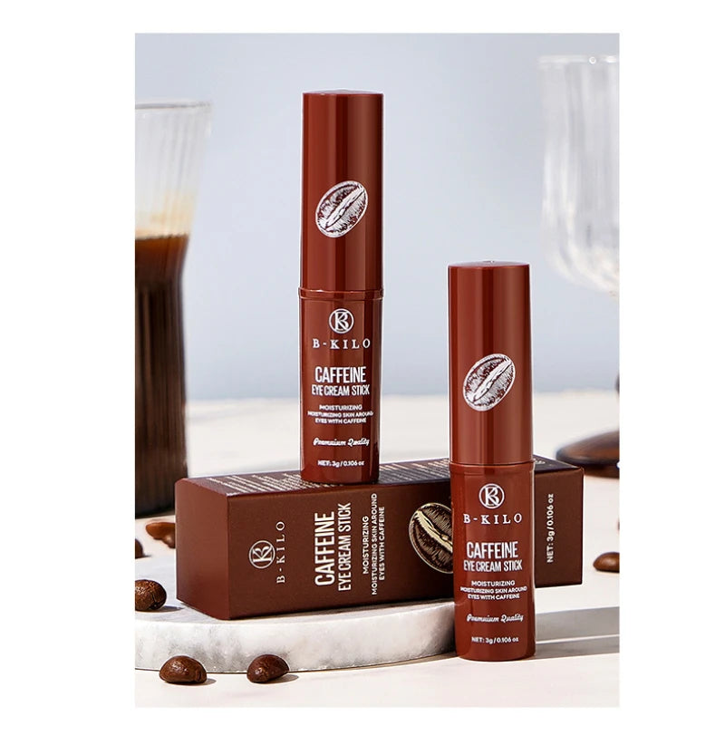Stick Crème Contour des Yeux à la Caféine – Anti-Poches, Anti-Cernes, Hydratant et Éclaircissant – Regard Frais et Défini
