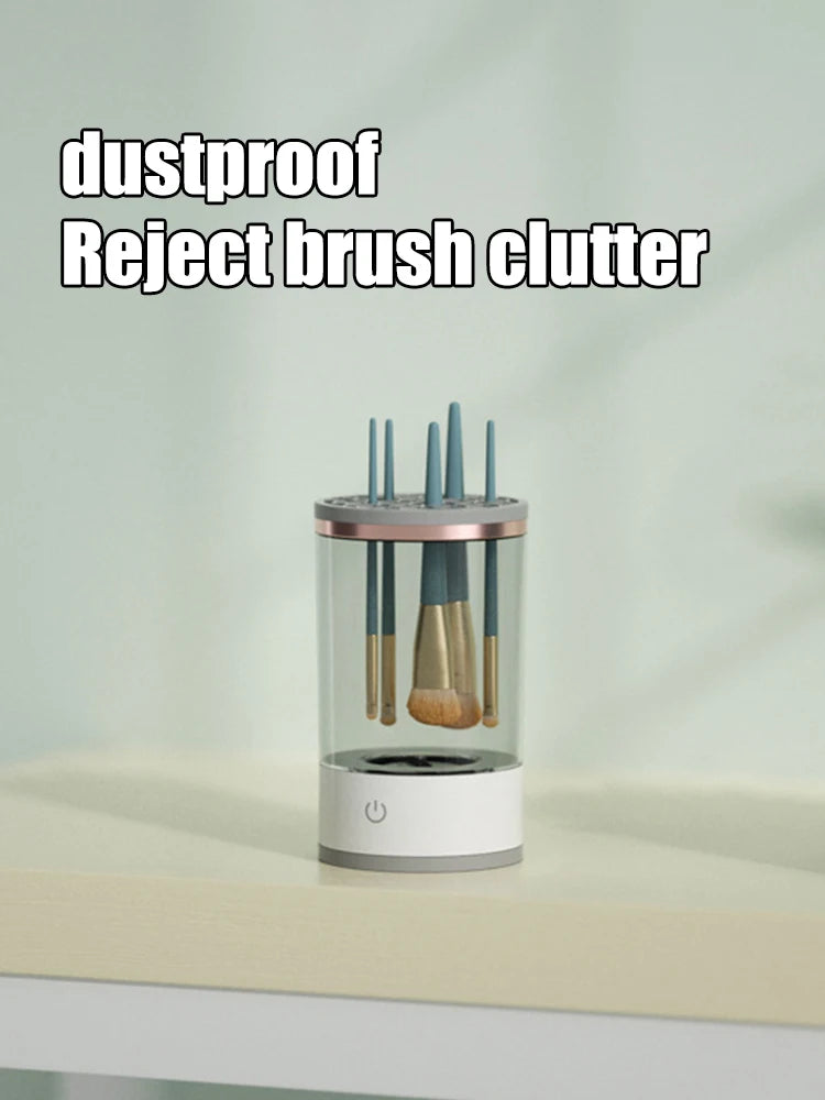 Nettoyeur automatique de pinceaux à maquillage