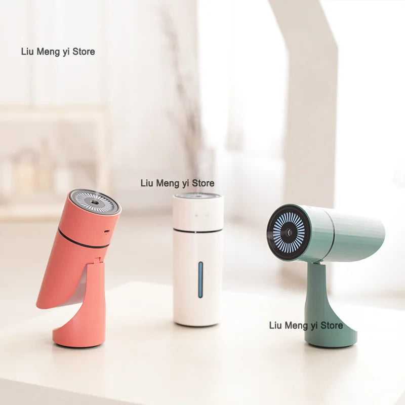 Diffuseur d’Arômes & Humidificateur d’Air Sans Fil 260 mL – Rechargeable USB 1000 mAh, Brume Fraîche Ultrasonique Silencieuse