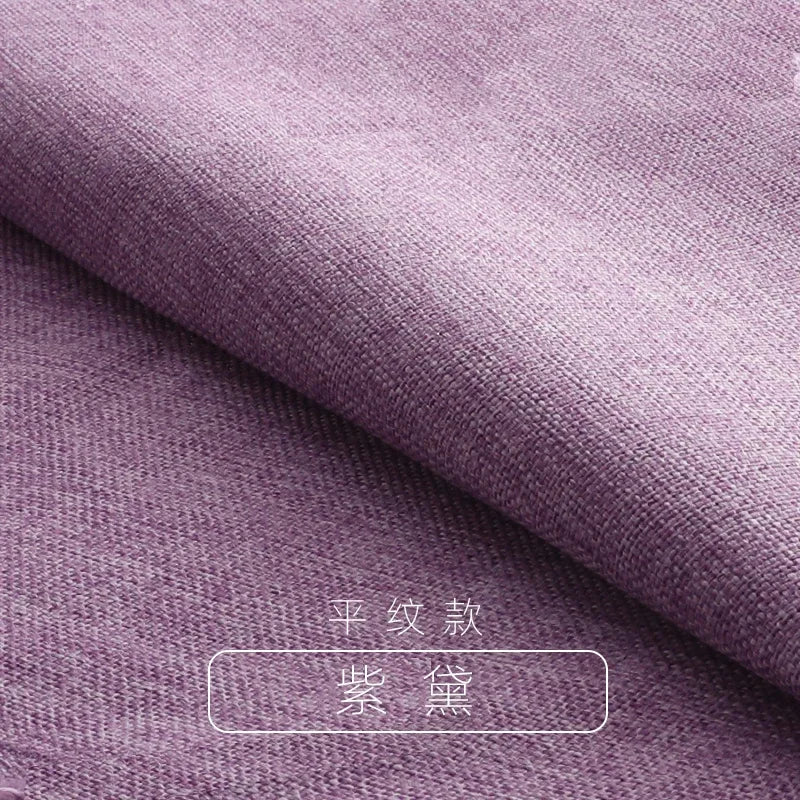 Tissus épais en coton et lin au mètre pour ameublement, taie d'oreiller, nappe, tabouret, coussin, couture, housse de canapé, tissu uni