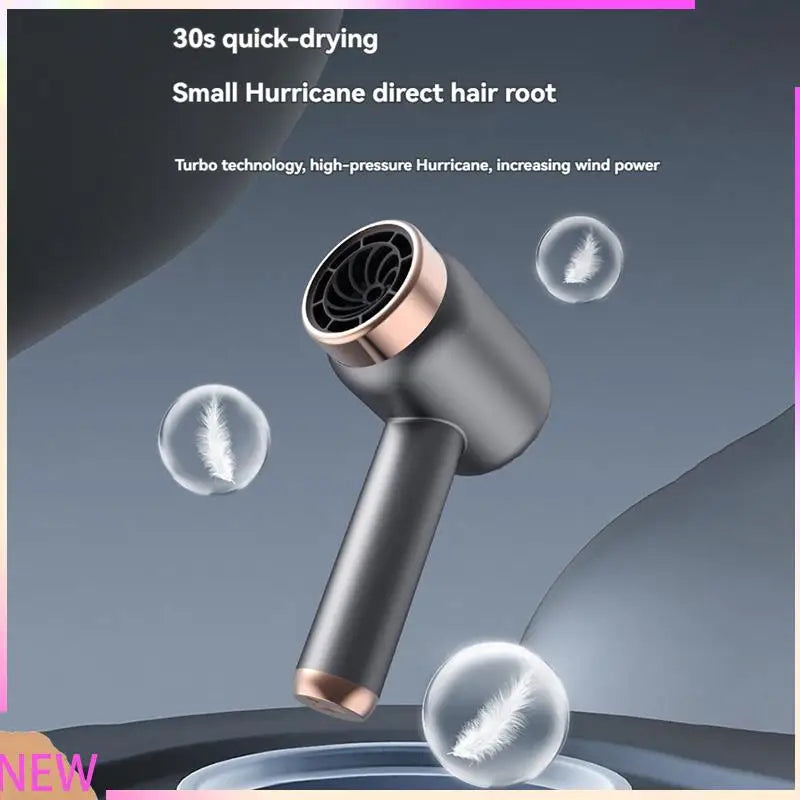 Sèche-cheveux portable sans fil B15C, 2 en 1, avec chargement USB, vent chaud et froid