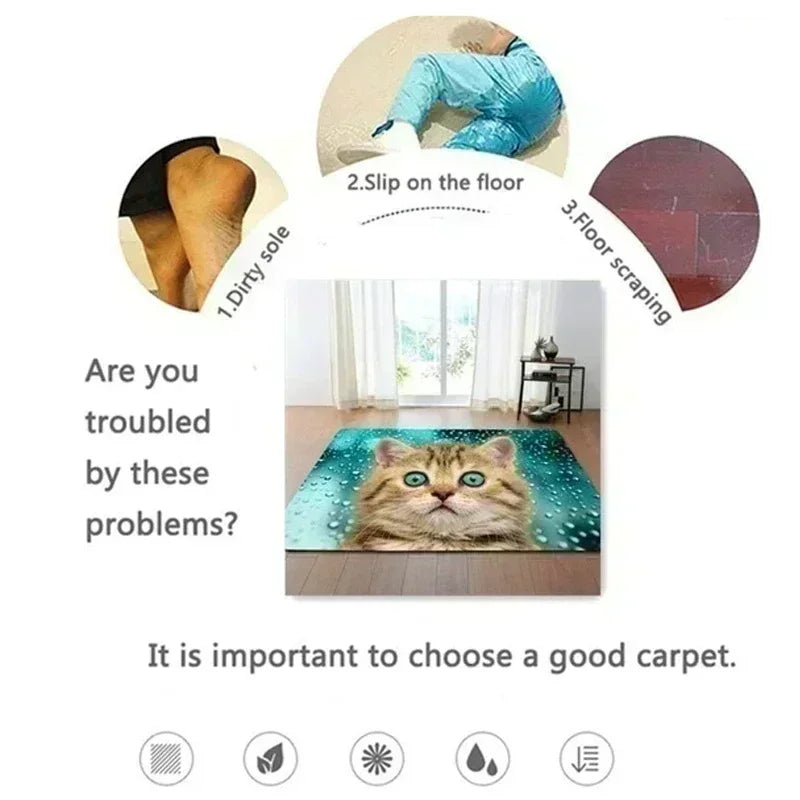 T1 x Tapis d'entrée Welcome Home Sea Turtle Ocean Adventure - Tapis de sol antidérapant pour cuisine, salle de bain et utilisation intérieure/extérieure