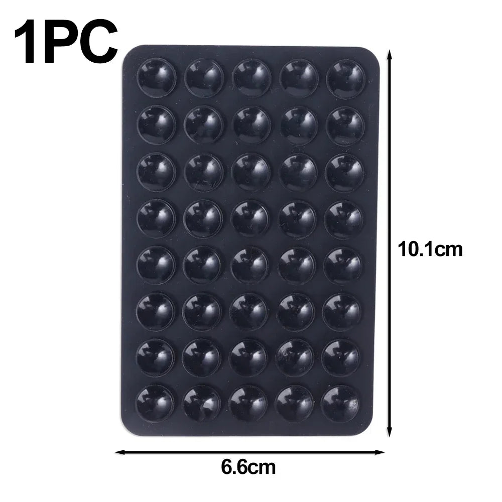 Support de téléphone multifonction à ventouse double face, amovible, mains libres, antidérapant, en silicone