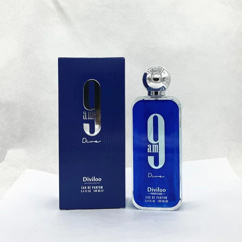 Parfum 9PM 9AM – Eau de parfum 100 ml / 3.4 oz – Fragrance légère et durable pour homme et femme – Parfum mixte, séduisant et élégant – Idée cadeau