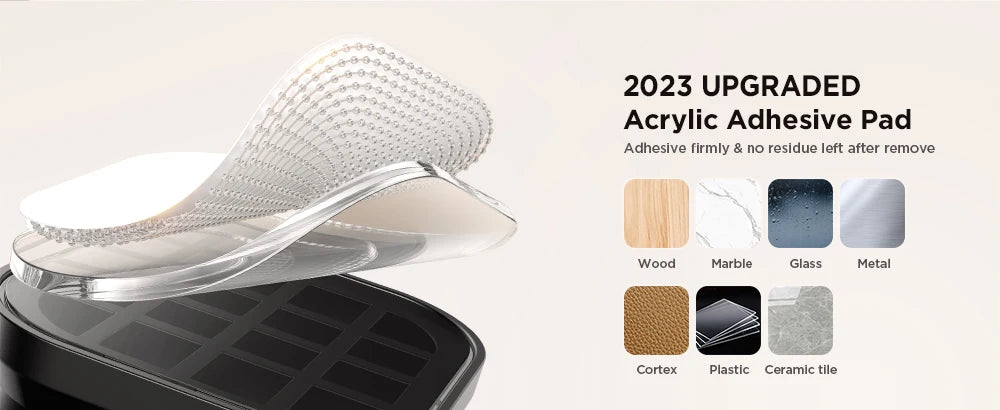 oyroom Clips de câbles magnétiques Câble lisse Support de cordon réglable sous le bureau Gestion des câbles Garde-fils Organisateur de câbles Support