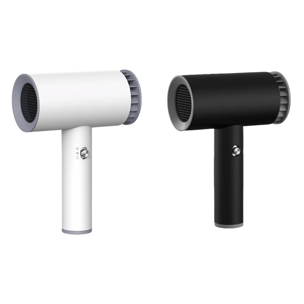 Sèche-cheveux portable sans fil rechargeable pour voyage et extérieur avec air chaud et froid. Batterie au lithium 2600 mAh et flux d'air puissant.