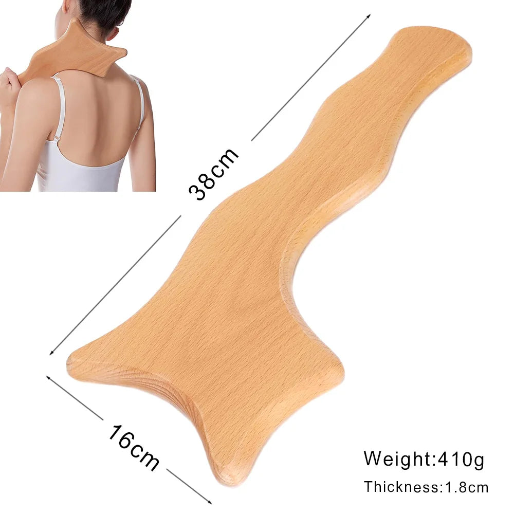 Outils de massage Wood Therapy Gua Sha