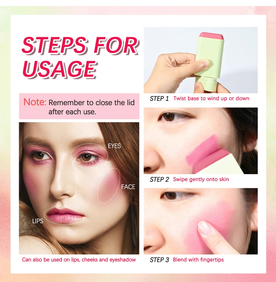 Blush fonctionnel en stick