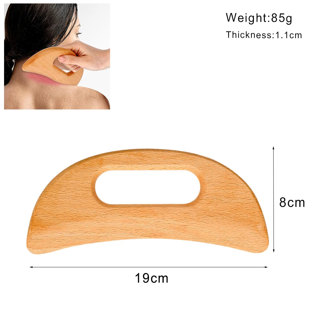 Outils de massage Wood Therapy Gua Sha