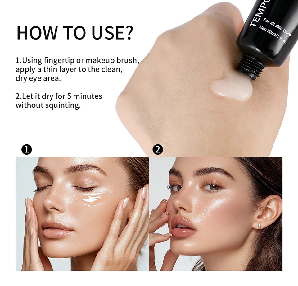 Crème Instantanée Contour des Yeux – Raffermissante, Anti-Rides, Anti-Poches et Anti-Cernes – Lifting, Hydratation et Soin Nourrissant – Crème de Massage pour les Yeux