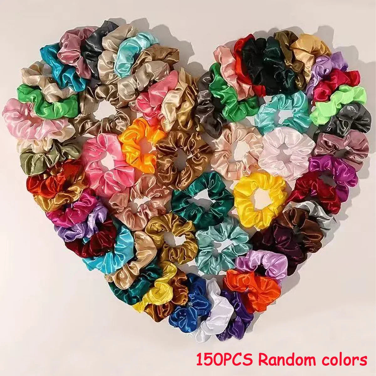 lots Chouchous mode en satin doux et élastique, spécialement conçus pour les cheveux des femmes et des filles.