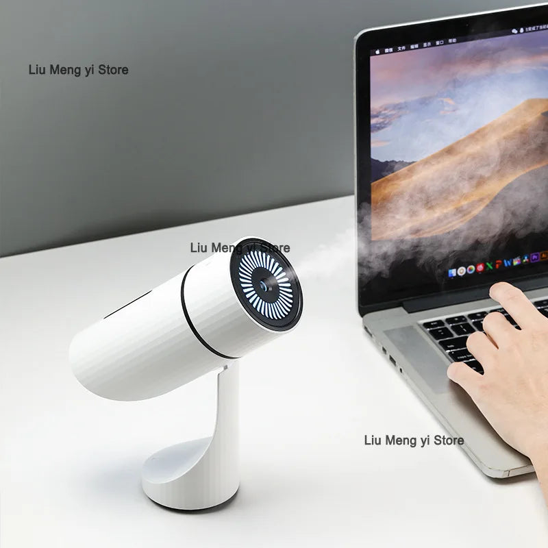 Diffuseur d’Arômes & Humidificateur d’Air Sans Fil 260 mL – Rechargeable USB 1000 mAh, Brume Fraîche Ultrasonique Silencieuse