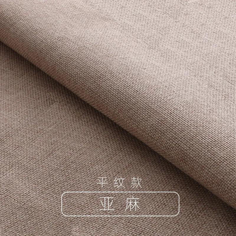 Tissus épais en coton et lin au mètre pour ameublement, taie d'oreiller, nappe, tabouret, coussin, couture, housse de canapé, tissu uni