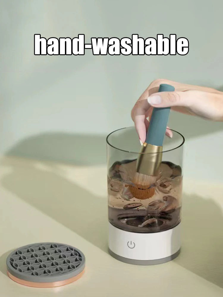 Nettoyeur automatique de pinceaux à maquillage