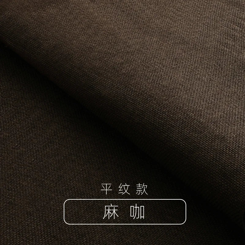 Tissus épais en coton et lin au mètre pour ameublement, taie d'oreiller, nappe, tabouret, coussin, couture, housse de canapé, tissu uni