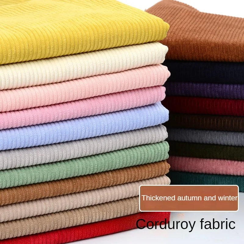 Tissu Velours Côtelé Épais au Mètre – Confort, Chaleur et Style
